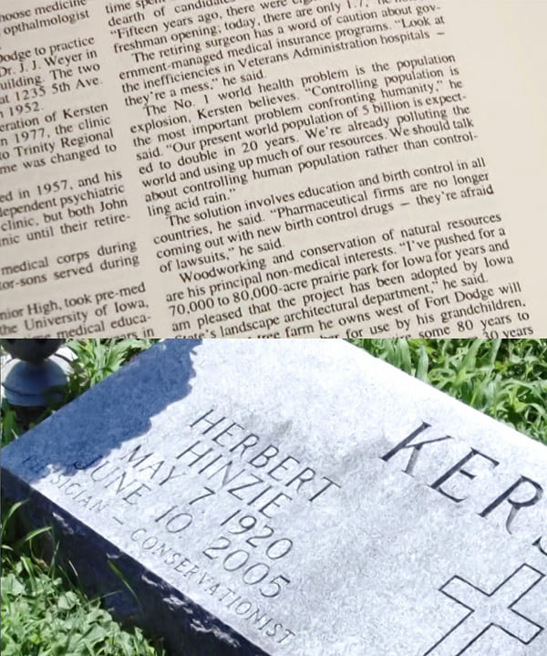 Georgia Guidestones Herbert Kersten beliefs grave