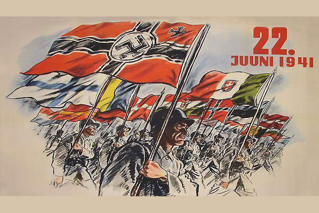Ναζιστική αφίσα για την εισβολή στην Σοβιετική Ένωση, 22 Ιουνίου 1941 - nazi poster for invasion of USSR